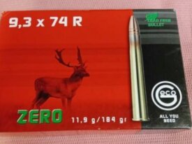 Geco ZÉRO calibre 9.3x74R 11.9 g 184 grains