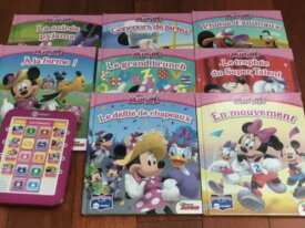 8 livres Disney Minnie avec lecteur inclus