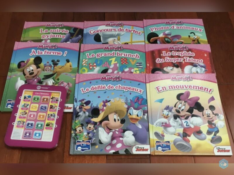8 livres Disney Minnie avec lecteur inclus 1