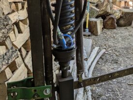 Fendeuse hydraulique 5T sur 3 points.