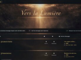 Forum: Vers la Lumière