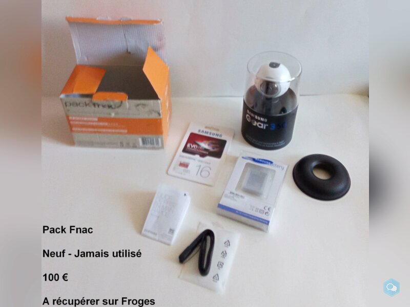 Pack caméra Fnac – Neuf – 100 € 1
