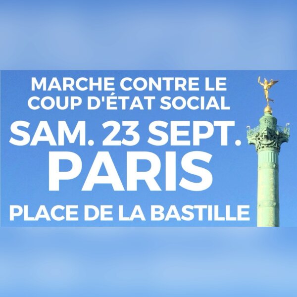 Marche contre le coup d'État social le 23/9 Paris