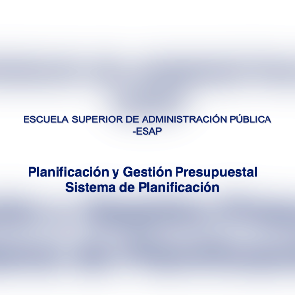 Foro Planificación y Gestión Presupuestal Sistema  1.png