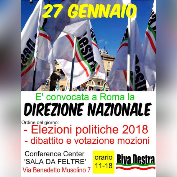 Direzione nazionale, Riva Destra