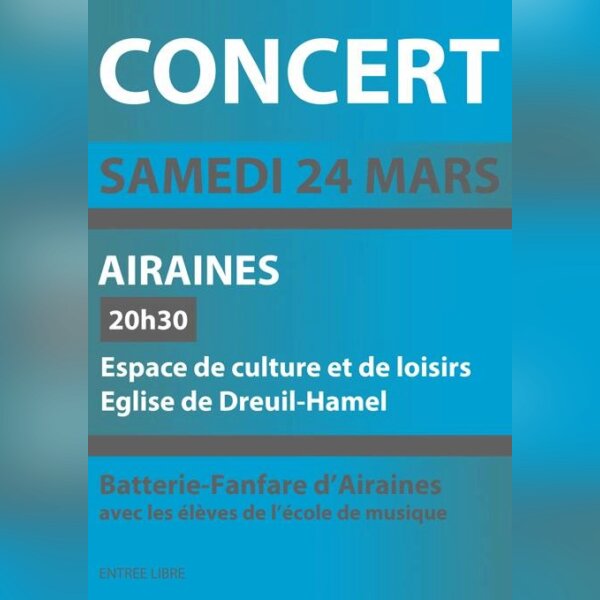 Concert de Printemps de la BF d'Airaines