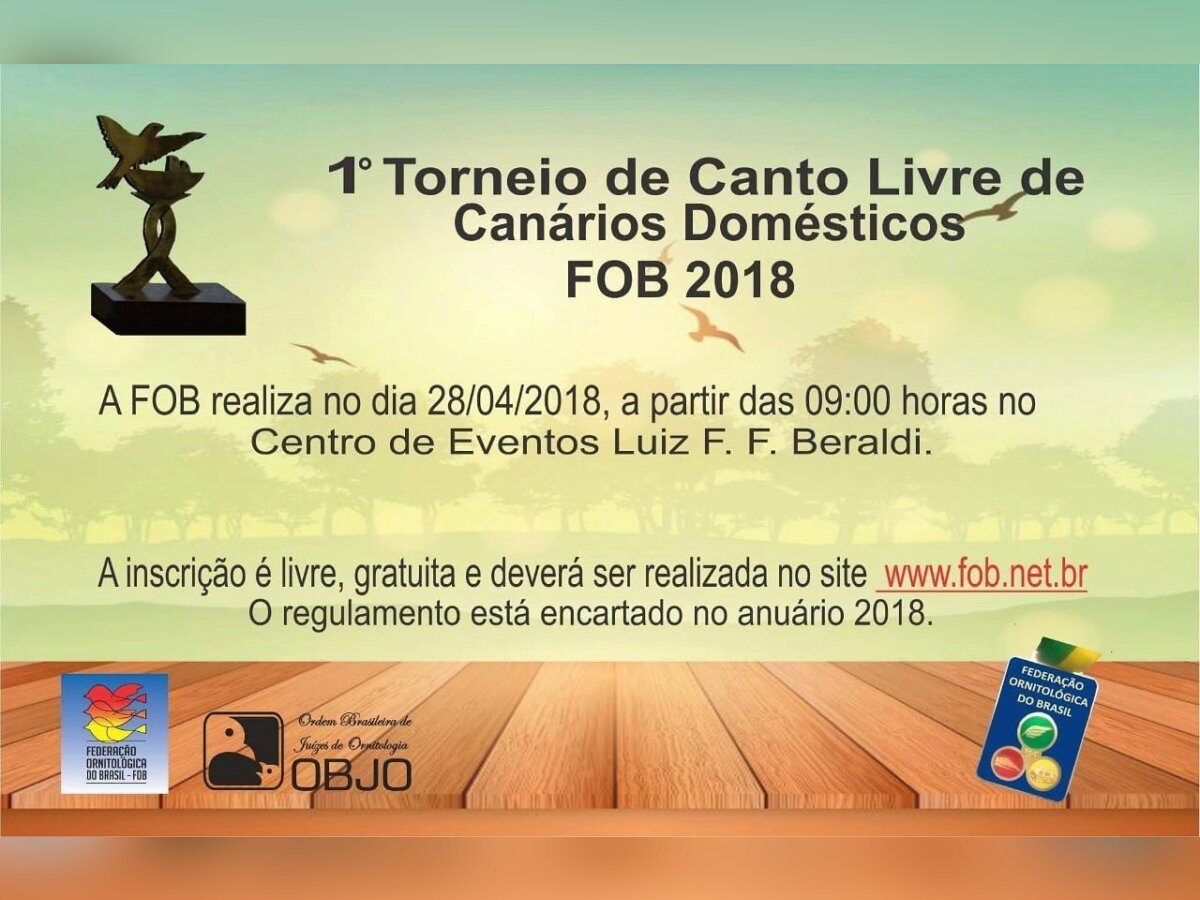 1º Torneio de Canto Livre de Canários Domesticos 1.jpg