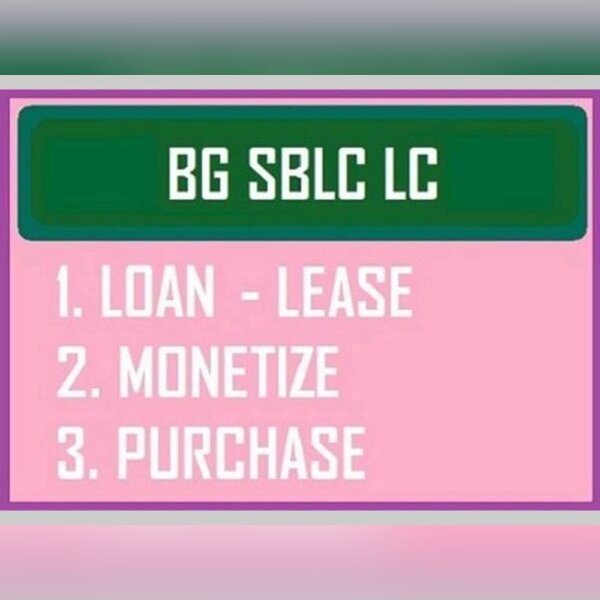 Financial instrument for lease/sale (Bg,Sblc,Mtn)