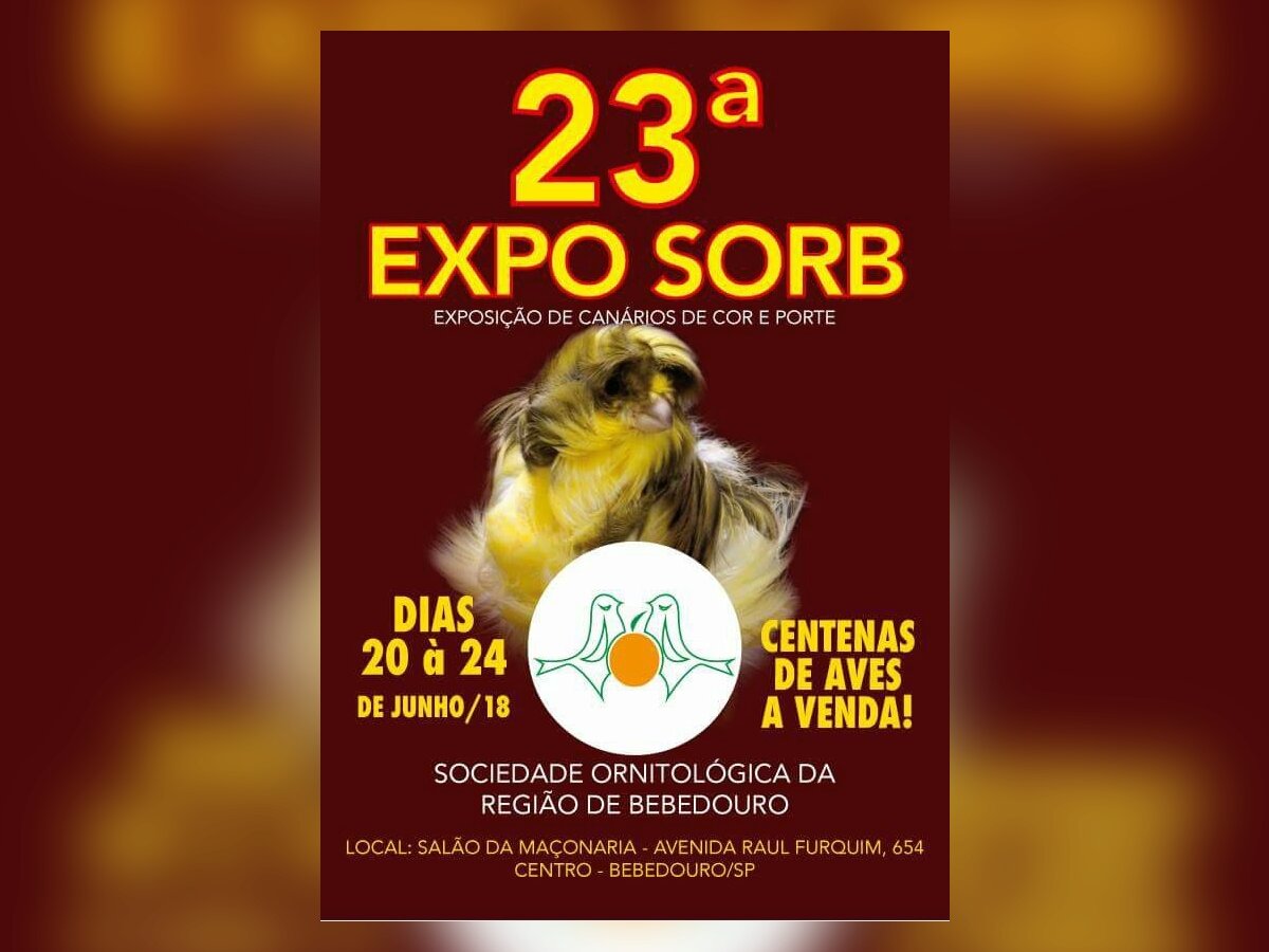 23º EXPO SORB - Exposição Canarios Cor e Porte  1.jpg