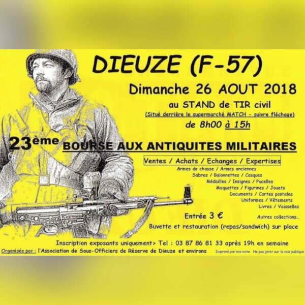 Bourse Militaire à Dieuze