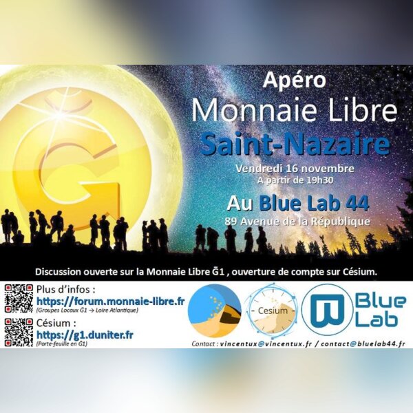 Apéro Monnaie Libre - Saint-Nazaire
