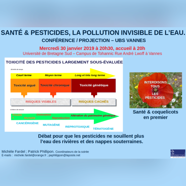 Santé & pesticides, la pollution invisible- Vannes