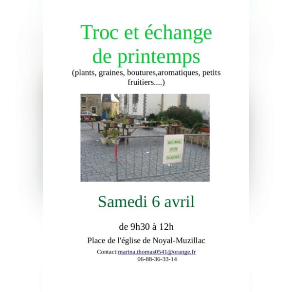 Bourse aux plantes