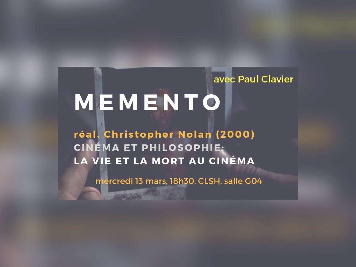 Cinéma & philosophie : Memento (2000) 1.jpg