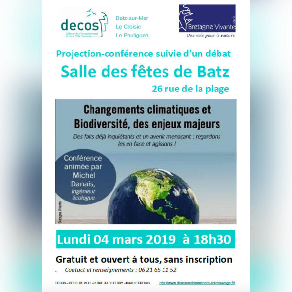 Changement climatique, biodiversité, des enjeux ma