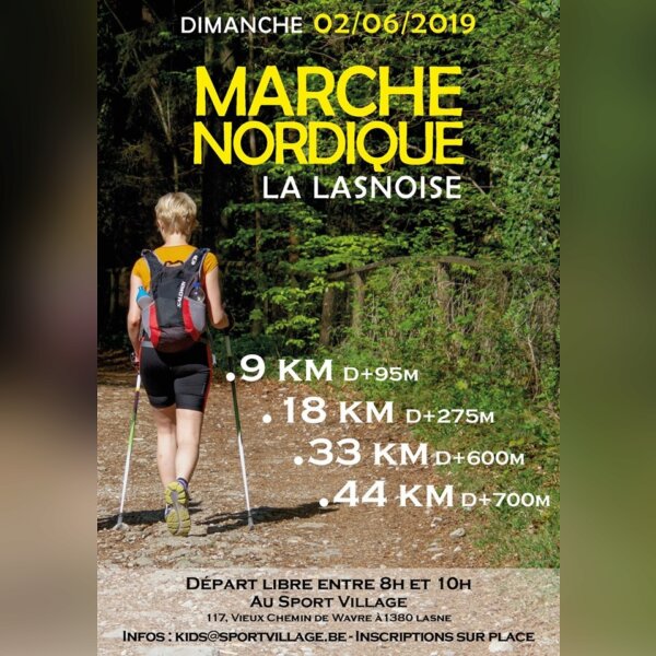 Marche Nordique La Lasnoise 2019 (1380 Lasne - BE)