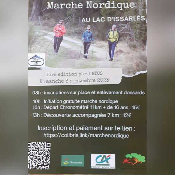 Marche Nordique au Lac D'issarlès (07)