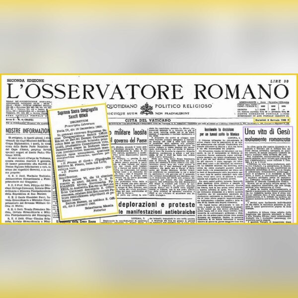 Réponses à l’article de l’Osservatore Romano (3)