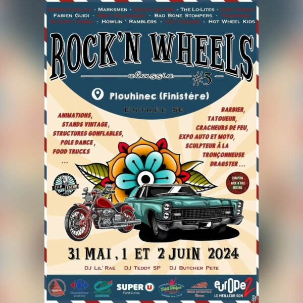 PLOUHINEC: Rock'n'wheels 5ème édition