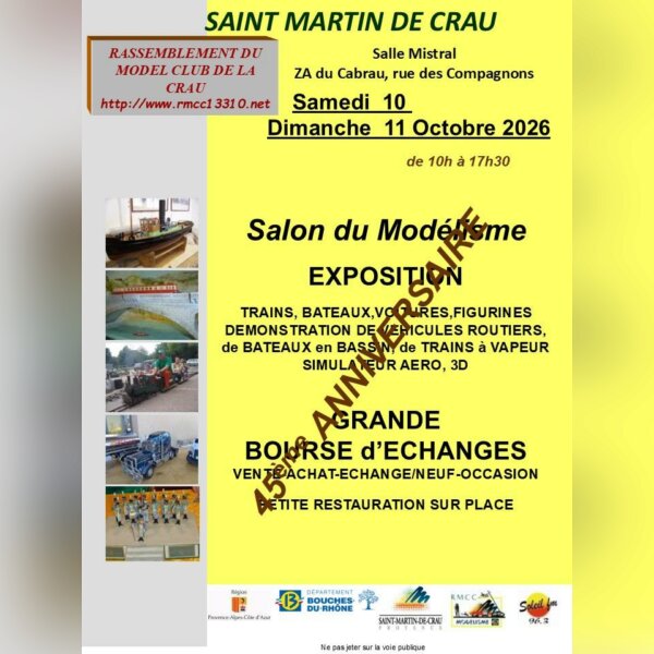 [13] (10-11 octobre 2026) Salon du Modélisme - Sai