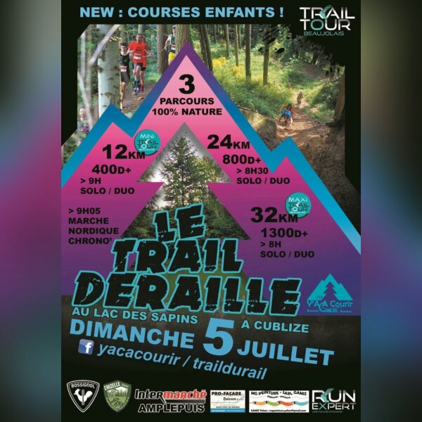Le Trail Déraille au Lac des Sapins (69)