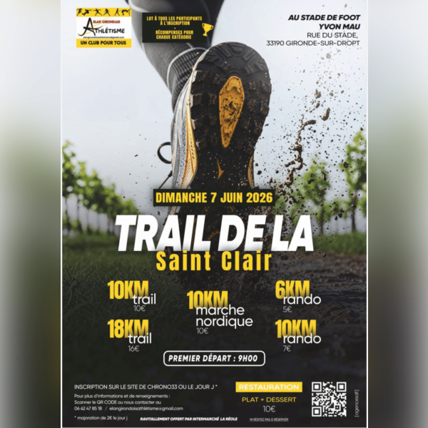 Trail de la St Clair