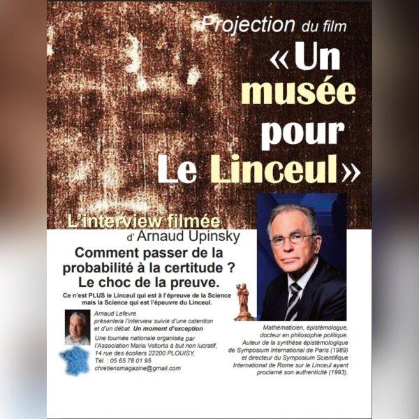 Projection sur le Saint Suaire à Bordeaux (33)