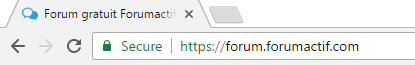 avoir un forum Forumactif sécurisé