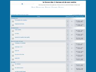 creer un forum : le forum des 1-heroes et de son c