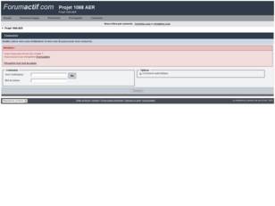 creer un forum : Projet 1068 AER