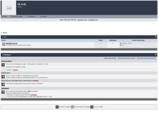 Forum gratuit : creer un forum : 14 U-G
