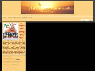 Free forum : 21st Century Christianity