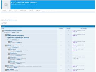 4 Yüz Grubu Fan Sitesi Forumları