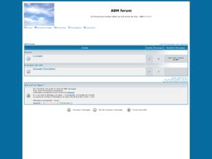 creer un forum : ABM forum