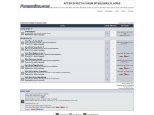 AFTER EFFECTS FORUM SİTESİ,DERS,PLUGİNS
