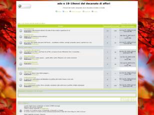 Forum gratis : ado e 18-19enni deldecanato di affo