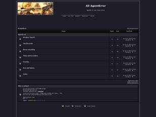 Free forum : AE-AgentError