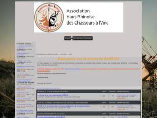 AHRCA Chasse à l'arc