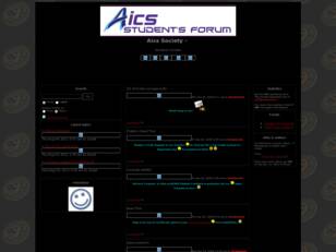 Aics Student Society Forum