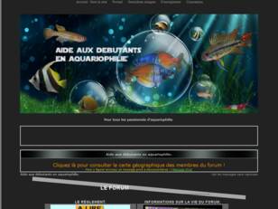 Aide aux debutants en aquariophilie