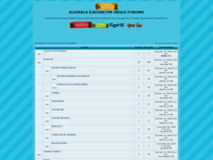 ALATARLA İLKÖĞRETİM OKULU FORUMU