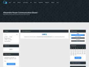 Alex House Communication Board
