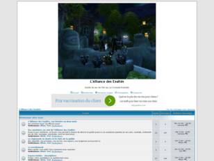 Forum gratuit : L'Alliance des Exaltes