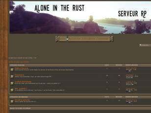 Alone in the rust :: Serveur RP
