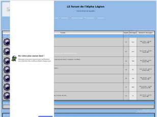 LE forum de l'Alpha Legion