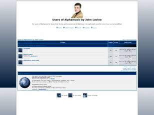 Free forum : Users of Alphamusic by John Levine