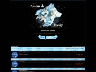 créer un forum : Amour de husky