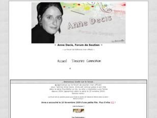 ANNE DECIS | FORUM DE SOUTIEN