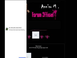 Forum du groupe pop-rock Ann'so M.