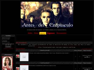 Antes del Crepúsculo